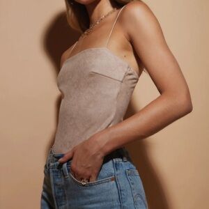 4SI3NNA Alexander‎ Bodysuit Snakeprint Size L NWT MSRP $65